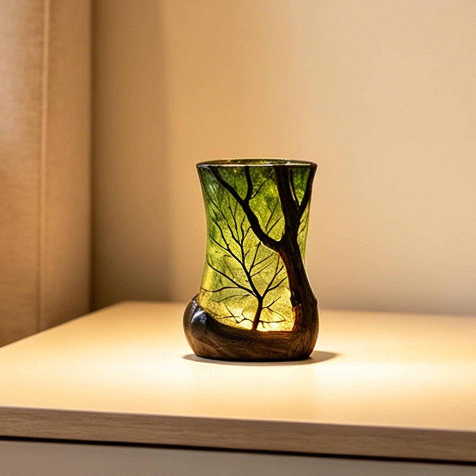 Home Decor Room - Bedside Table Lamp Forest Nightlight Decorative