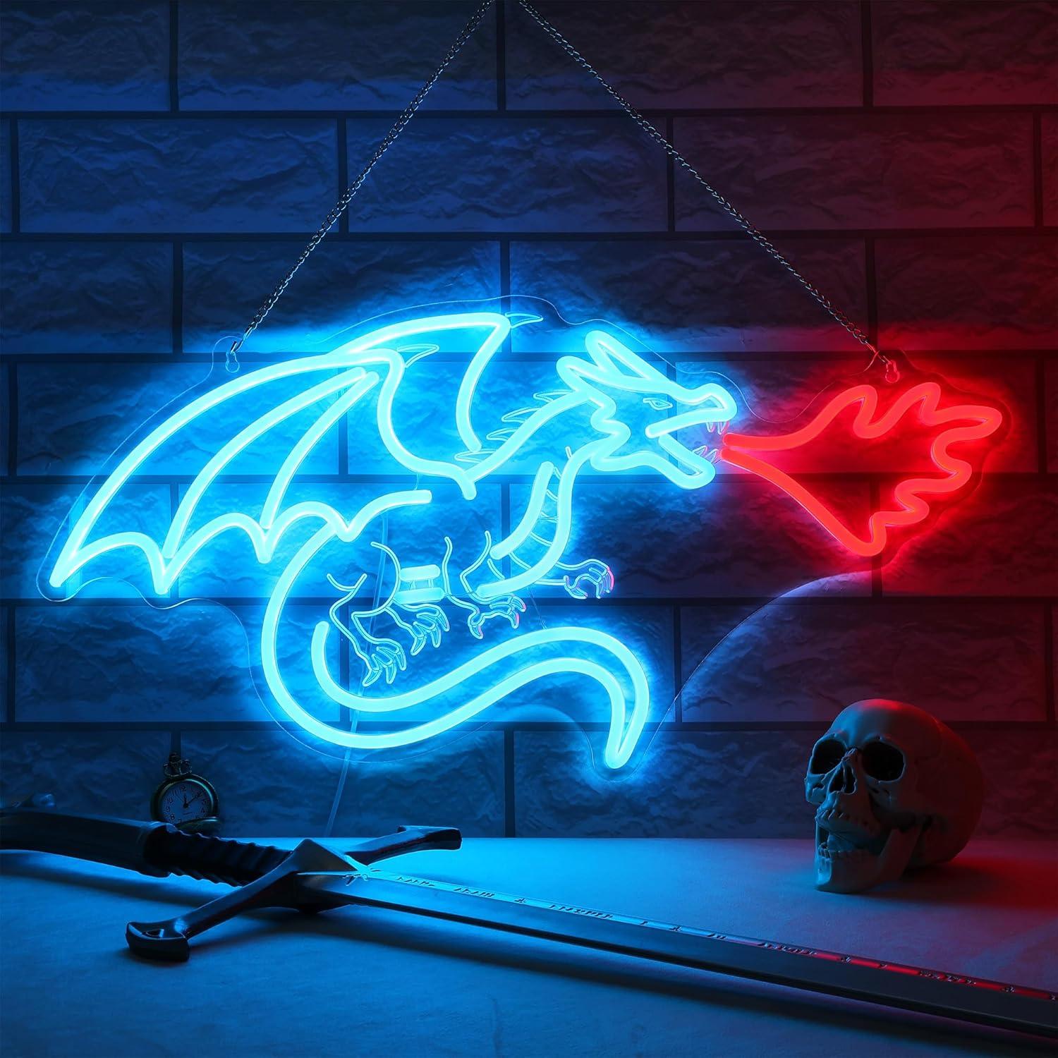 Home Decor Room - Dragon Neon Sign LED Dimmable Neon