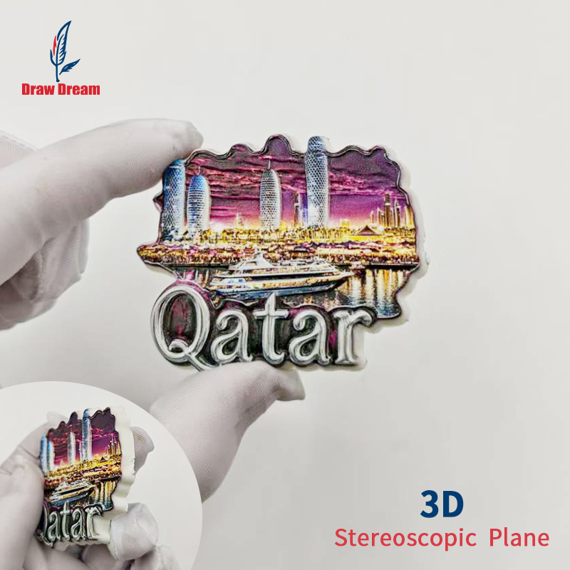 1Pc Qatar 3D Stereo Refrigerat - Home Decor Qatar reseña y precio