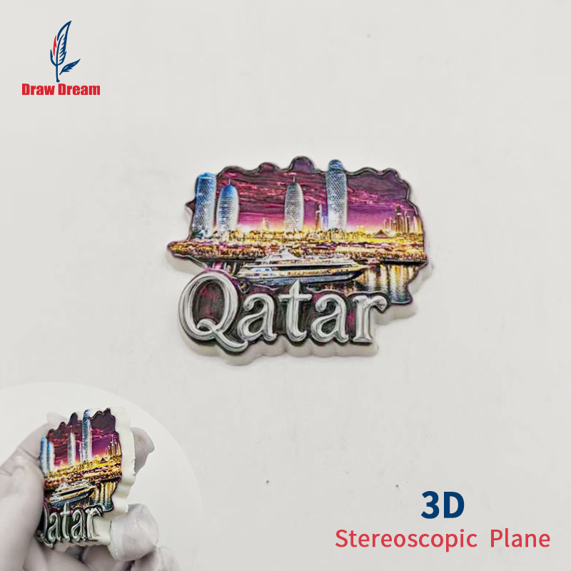 1Pc Qatar 3D Stereo Refrigerat - Home Decor Qatar reseña y precio