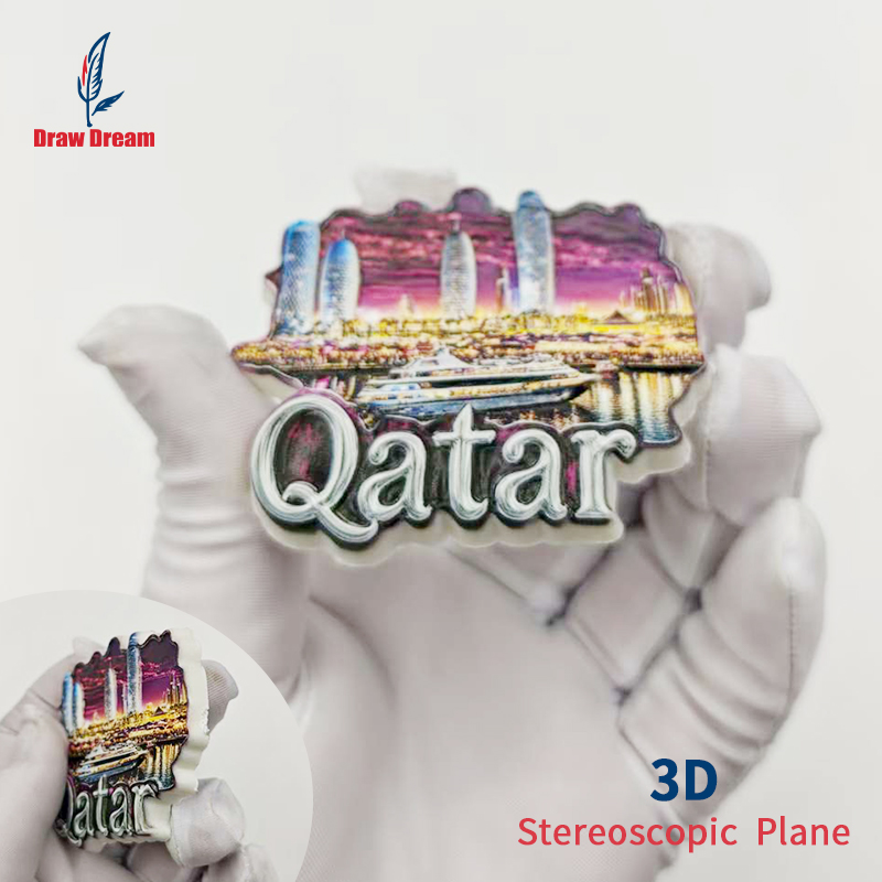 1Pc Qatar 3D Stereo Refrigerat - Home Decor Qatar reseña y precio