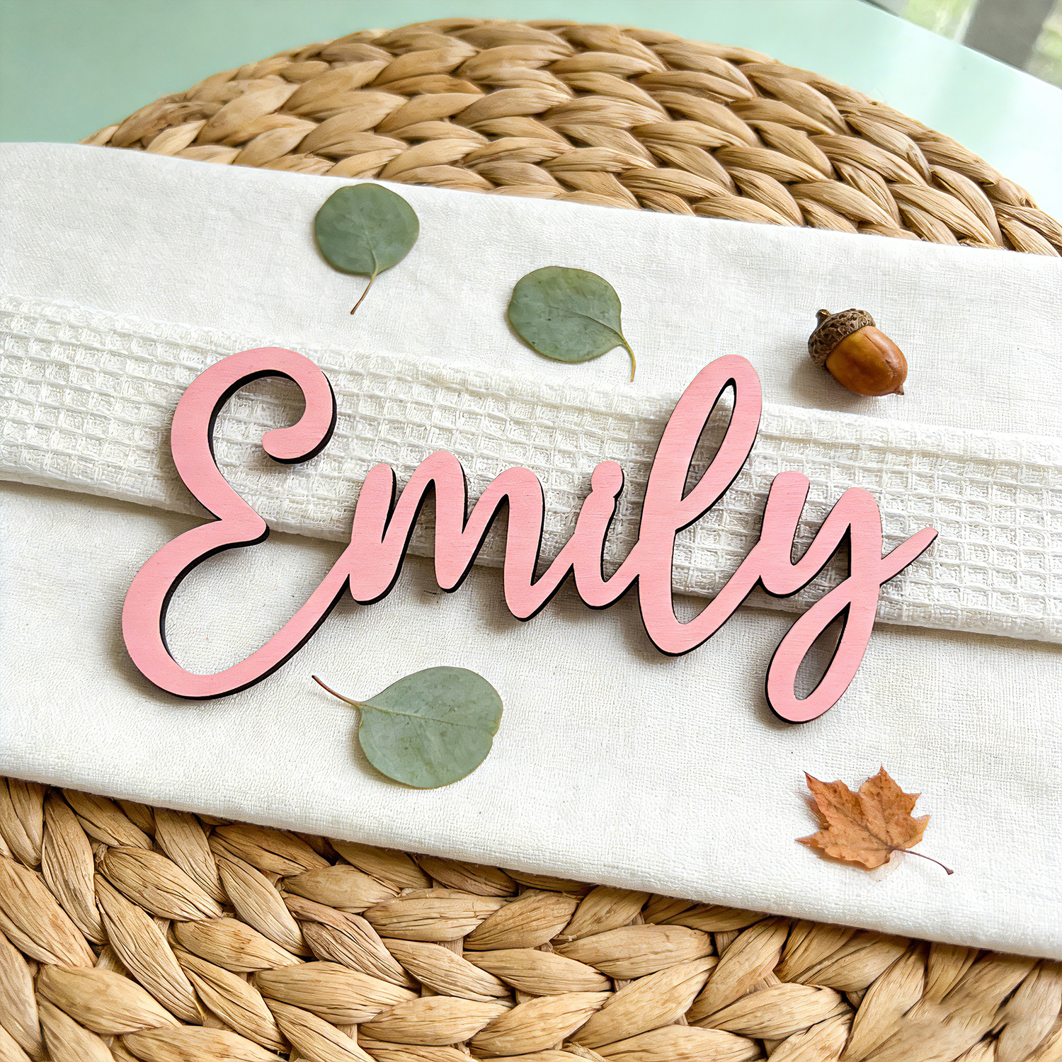 1pc Customized personalized na - Home Decor Happy reseña y precio