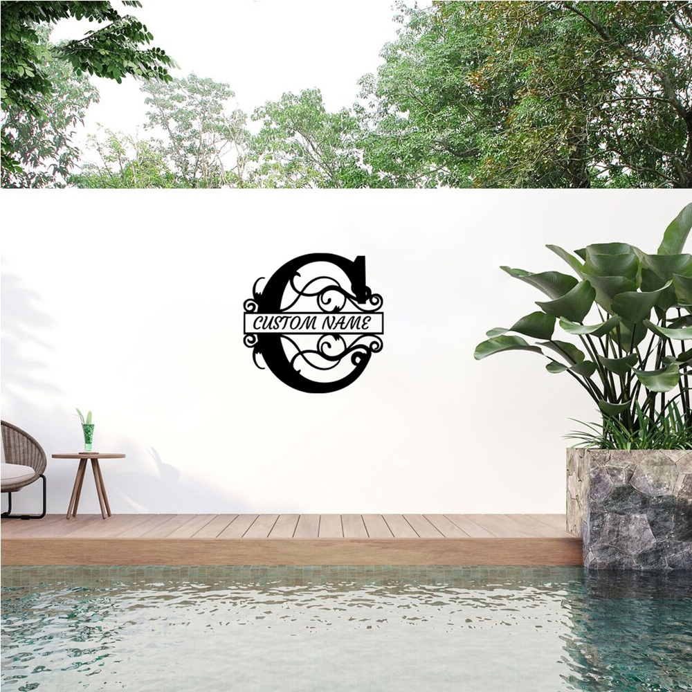 1PC Colorful Letter C Custom N - Home Decor Sticker reseña y precio