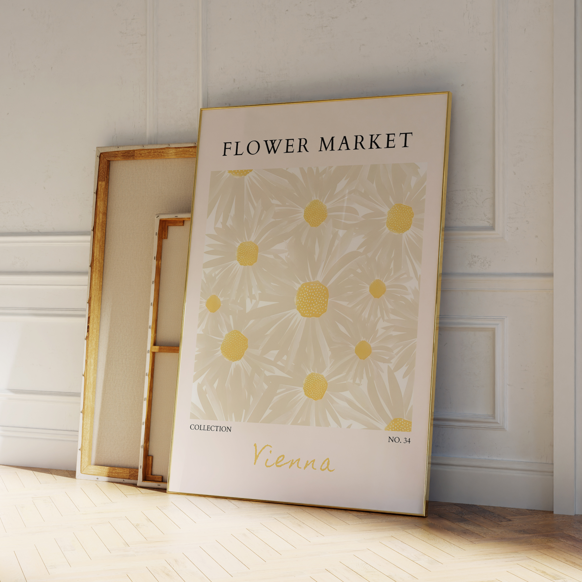 Modern Flower Market Yellow Fl - Home Decor Flowers reseña y precio