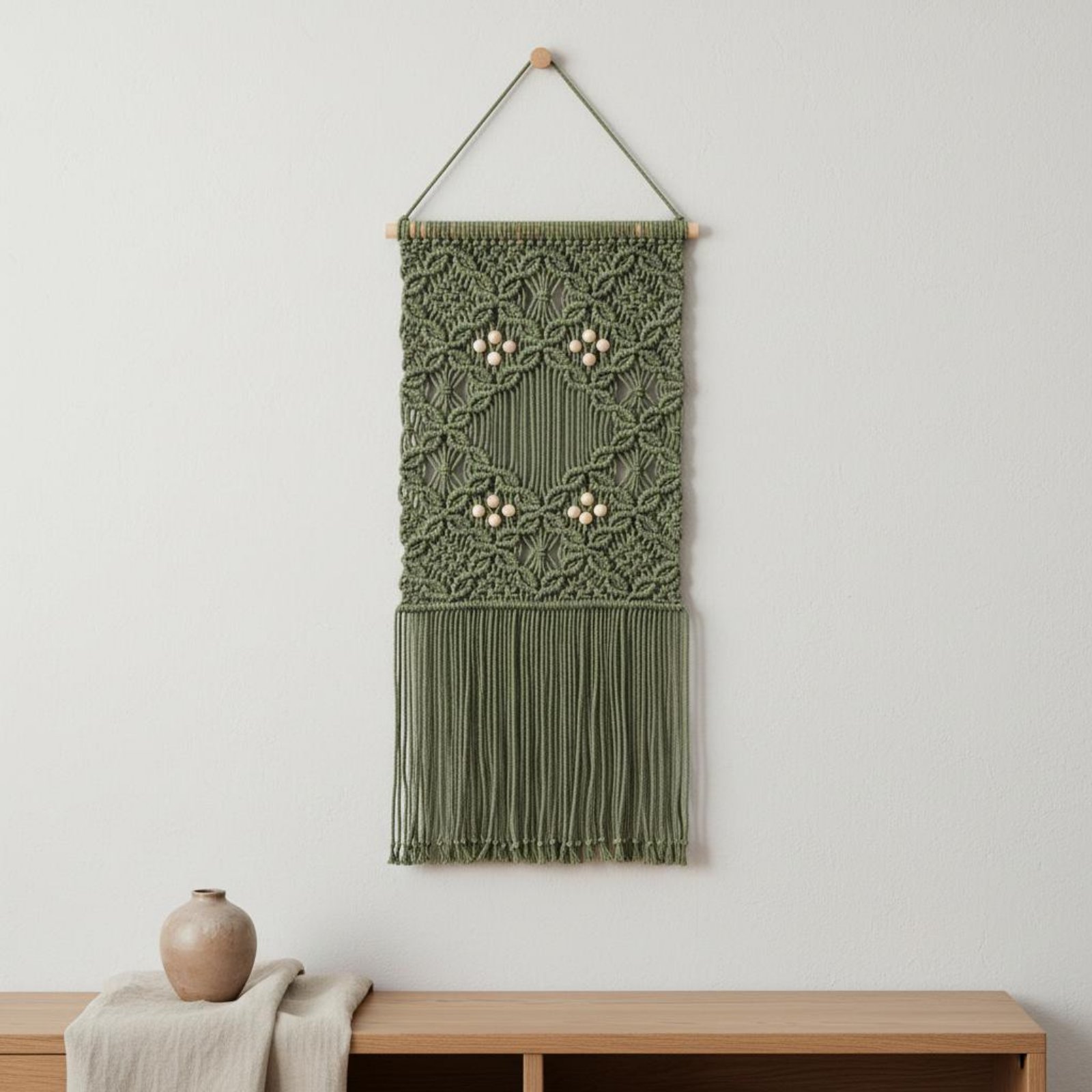 Macrame Wall Hanging Handmade  - Macrame Wall Hanging reseña y precio