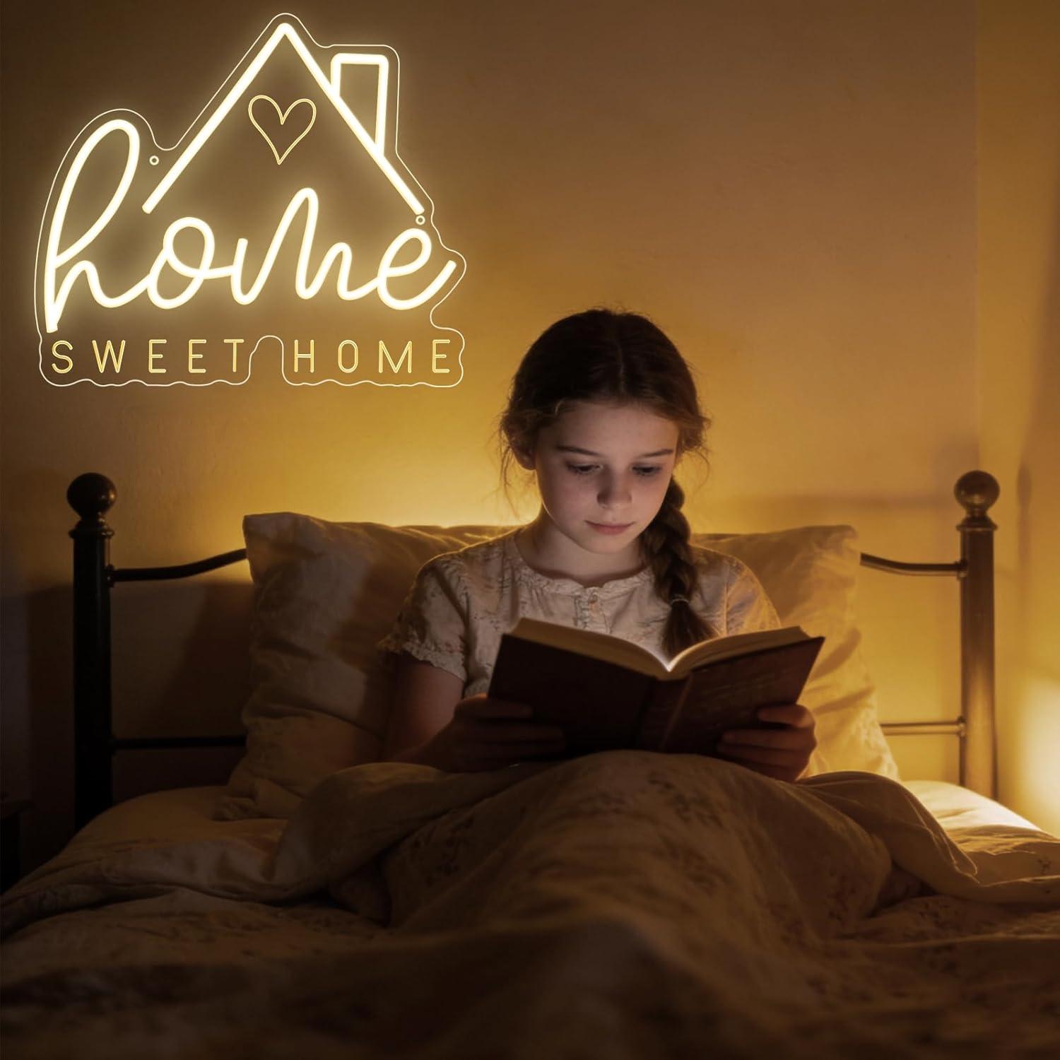 Sweet Home Neon Sign USB Dimma - Home Decor Room reseña y precio