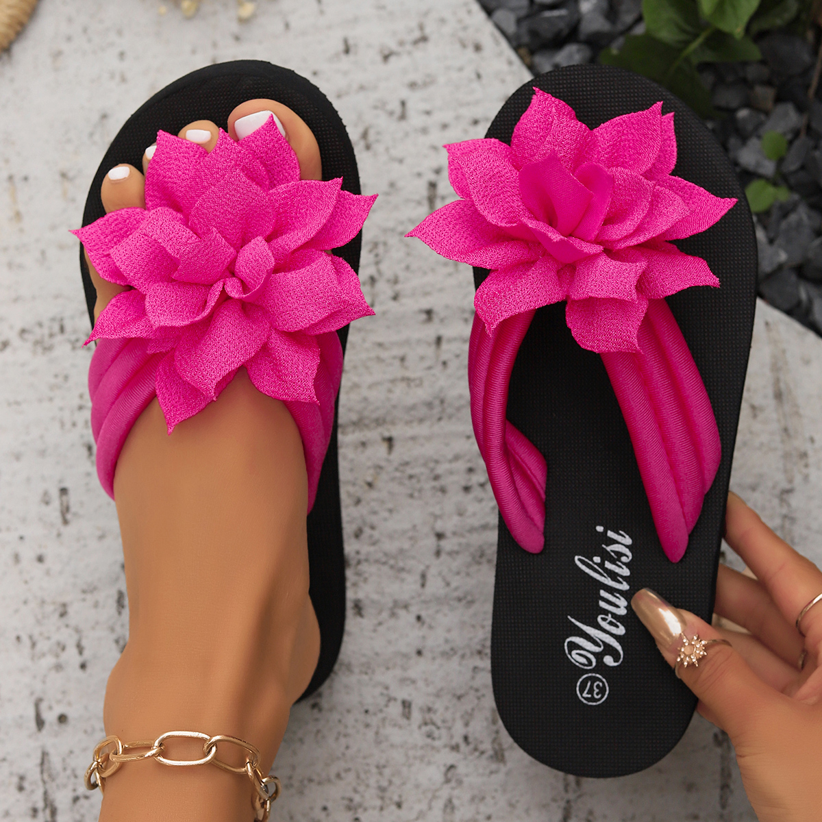 New Women Slippers Summer Deco - Home Decor Flowers reseña y precio