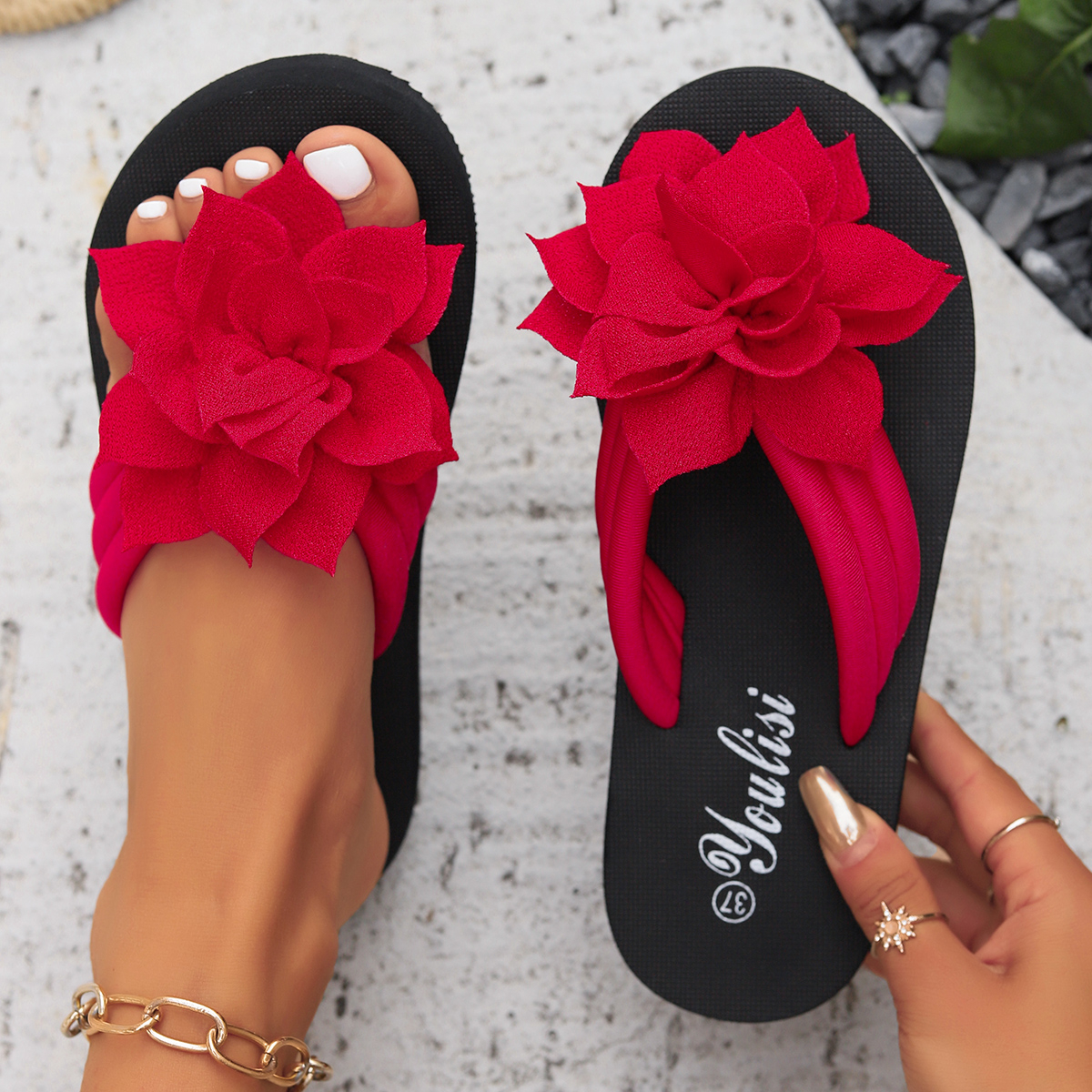 New Women Slippers Summer Deco - Home Decor Flowers reseña y precio