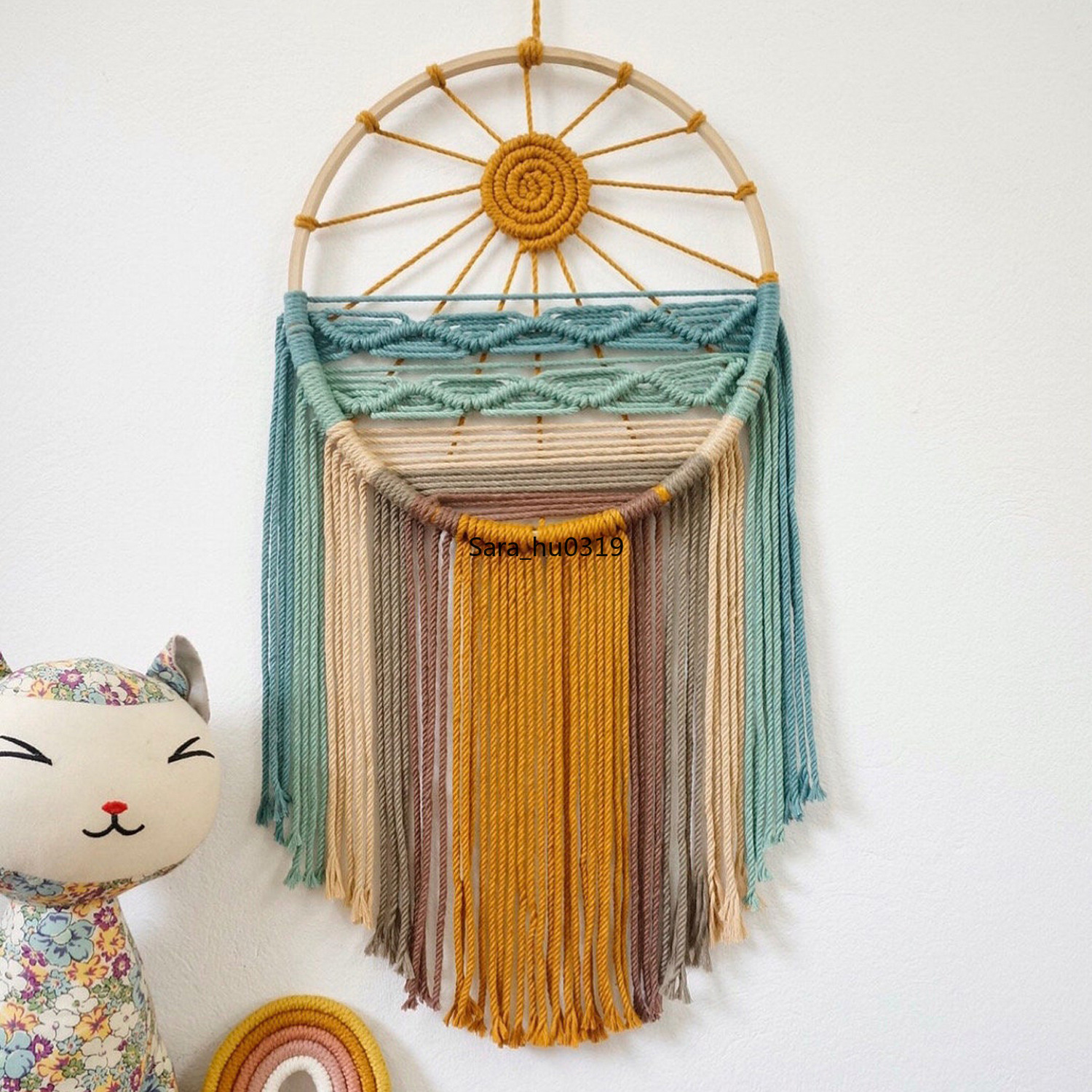 Sun Beach Macrame Wall Hanging - Macrame Wall Hanging reseña y precio
