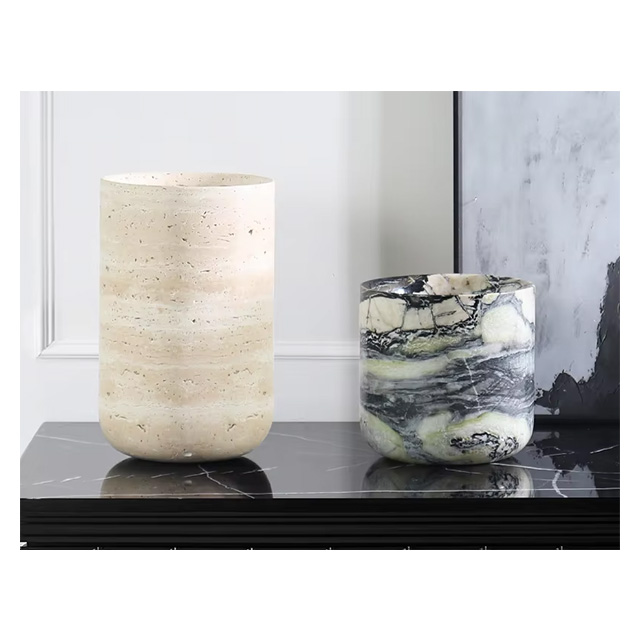 Customized Natural Marble Vase - Home Decor Flowers reseña y precio