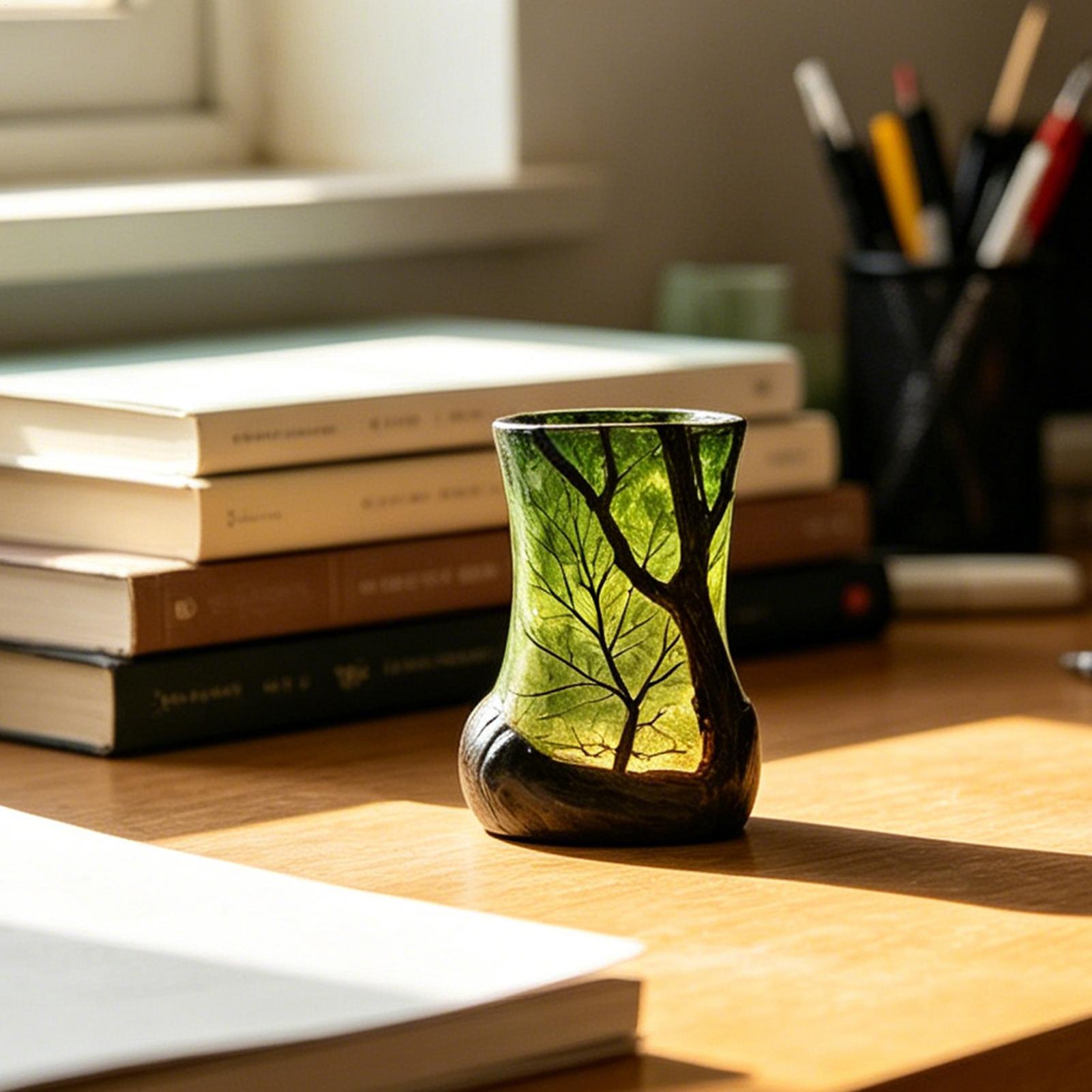 Bedside Table Lamp Forest Nigh - Home Decor Room reseña y precio