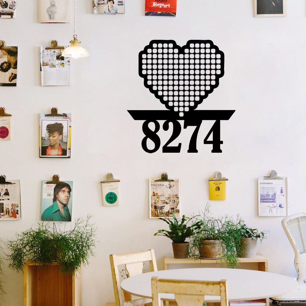 1PC Cool Love Customizable Nam - Home Decor Sticker reseña y precio