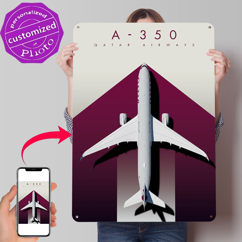 Qatar A-350 Oryx Majesty Metal - Home Decor Qatar reseña y precio