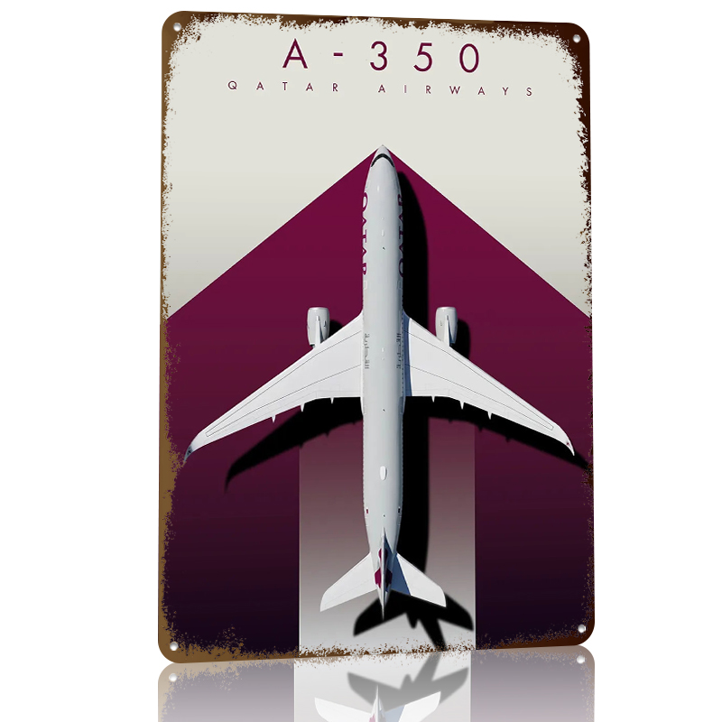 Qatar A-350 Oryx Majesty Metal - Home Decor Qatar reseña y precio