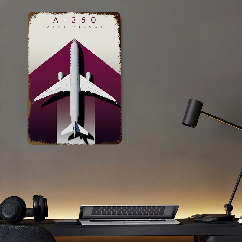 Qatar A-350 Oryx Majesty Metal - Home Decor Qatar reseña y precio