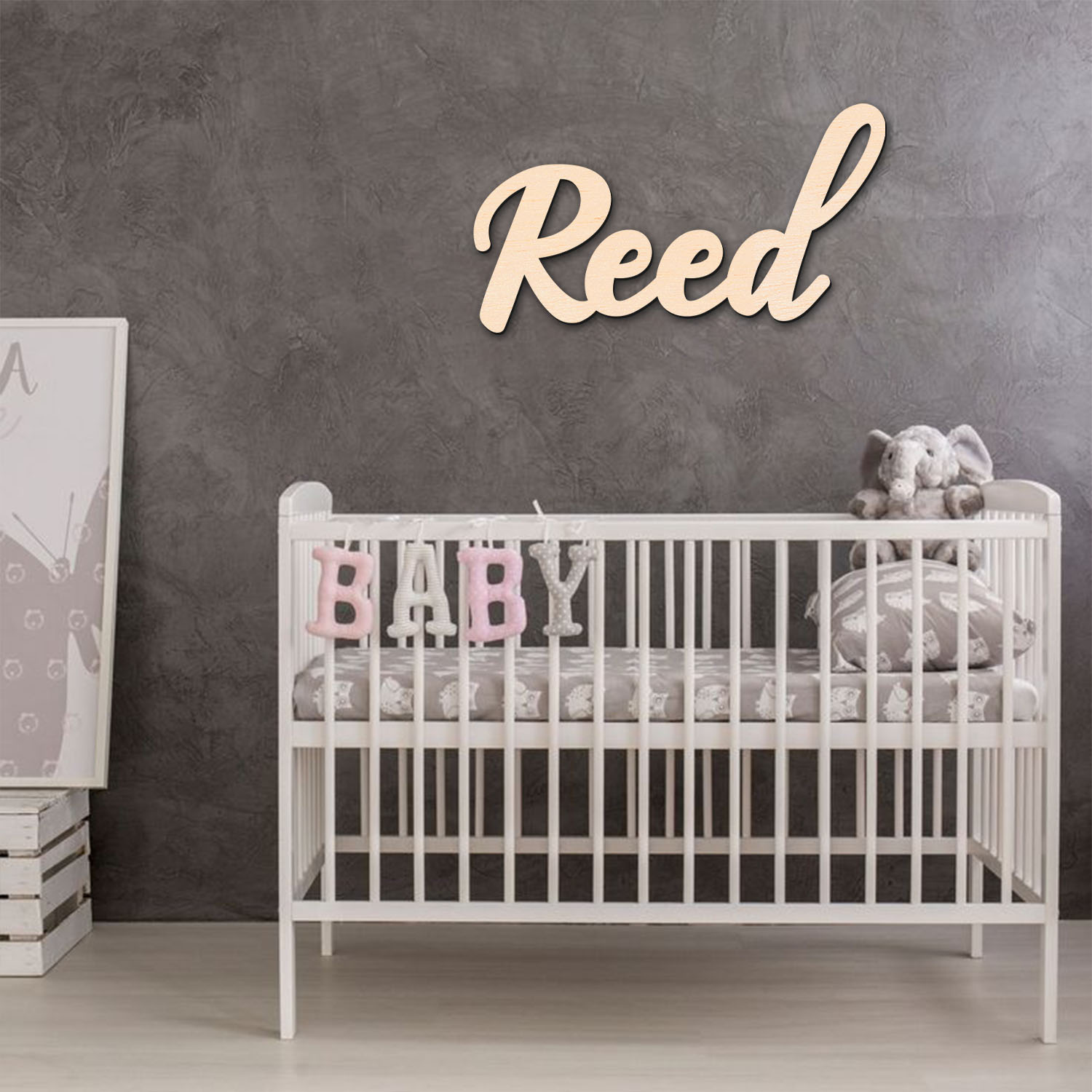 1pc personalized wooden surnam - Home Decor Happy reseña y precio