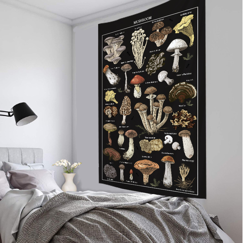 Black Mushroom Example Image T - Home Decor Examples reseña y precio