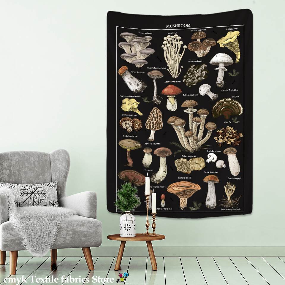 Black Mushroom Example Image T - Home Decor Examples reseña y precio