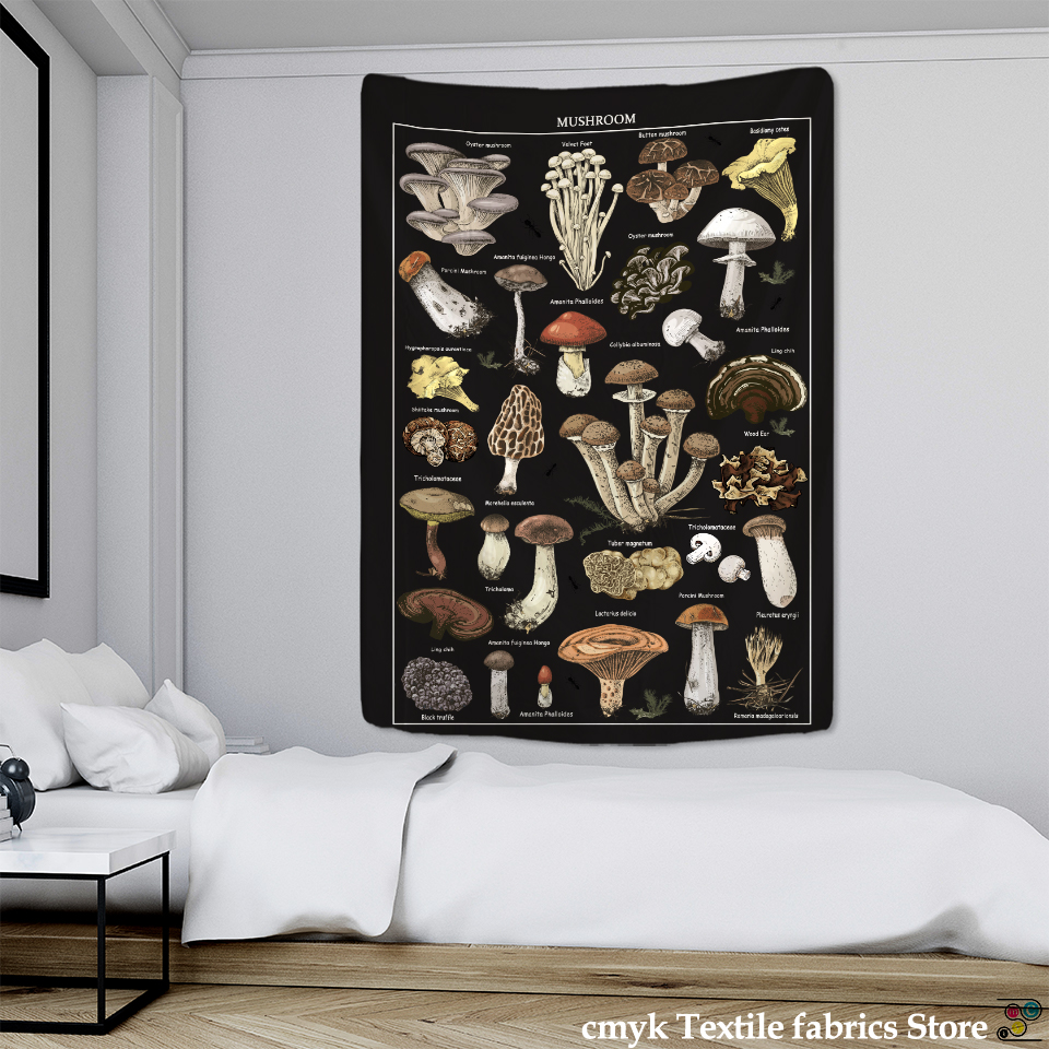 Black Mushroom Example Image T - Home Decor Examples reseña y precio