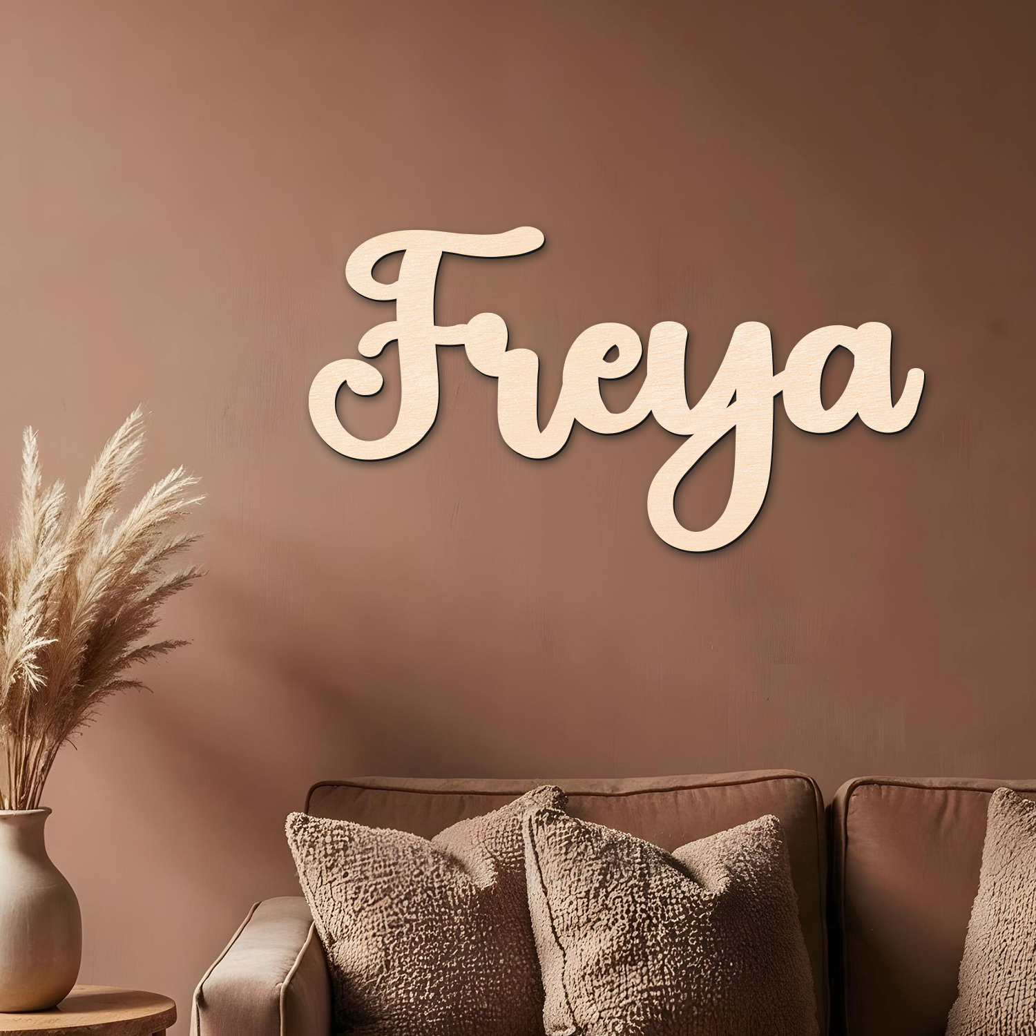 1pc Custom Wooden Name Sign,Cu - Home Decor Happy reseña y precio