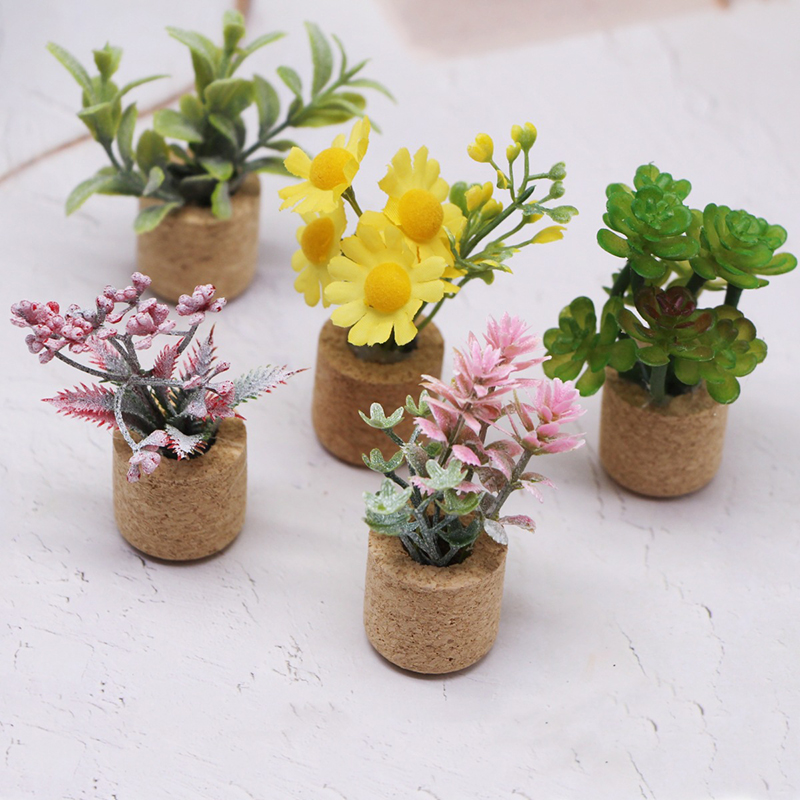 1:12 Dollhouse Simulation Flow - Home Decor Flowers reseña y precio