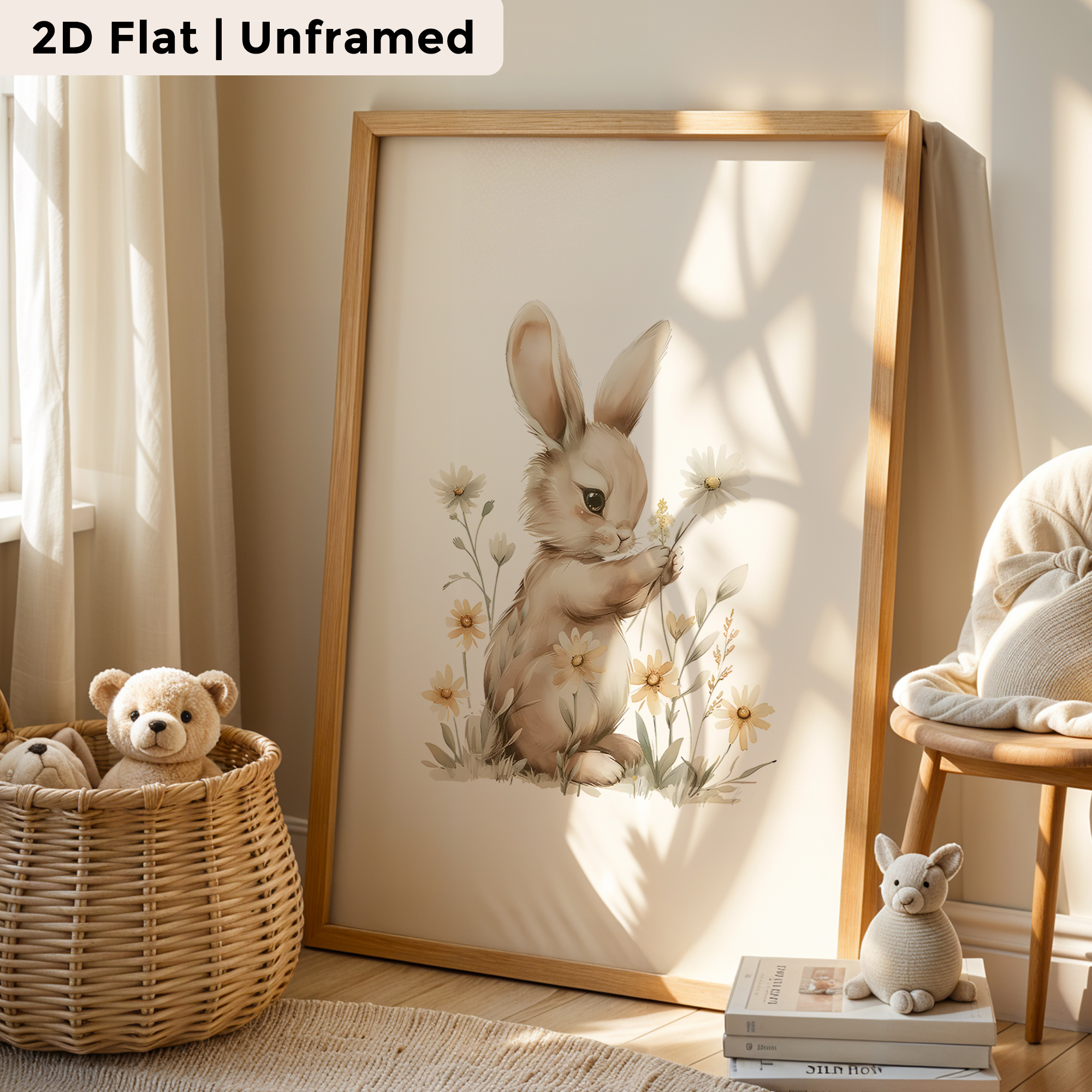 3pcs Modern,Cartoon Flower Rab - Home Decor Flowers reseña y precio