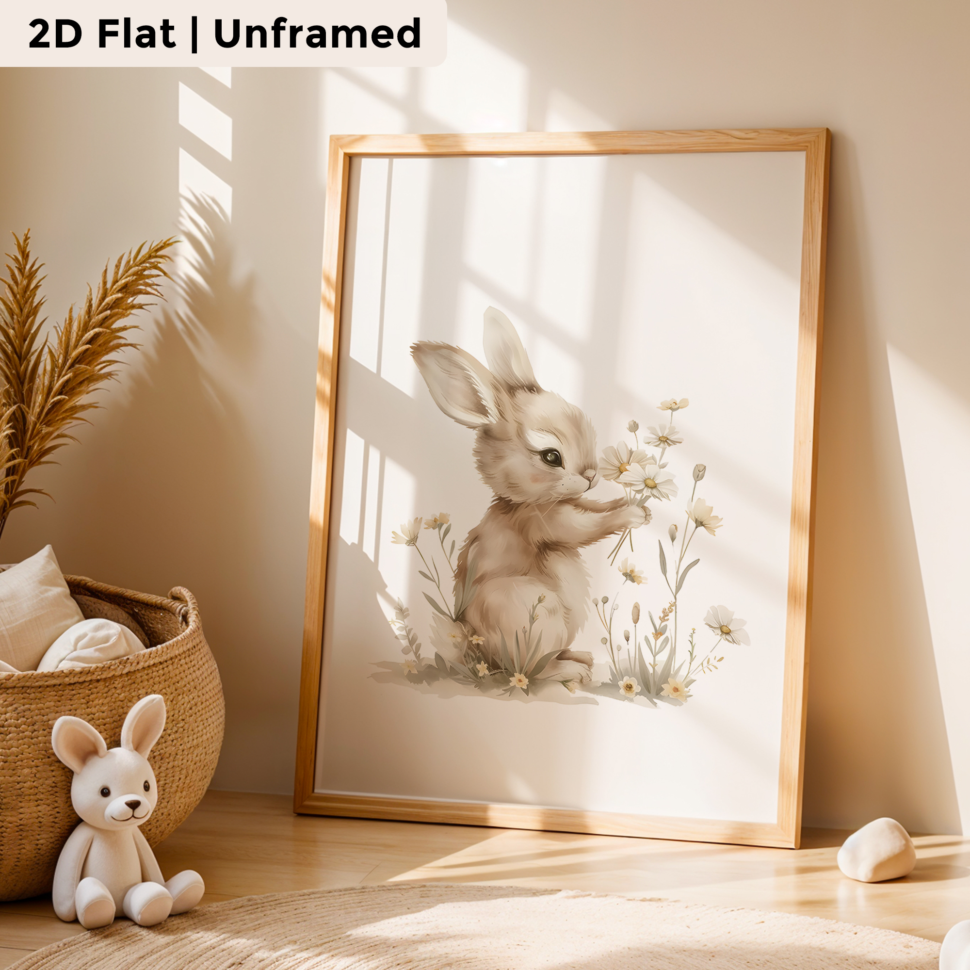 3pcs Modern,Cartoon Flower Rab - Home Decor Flowers reseña y precio