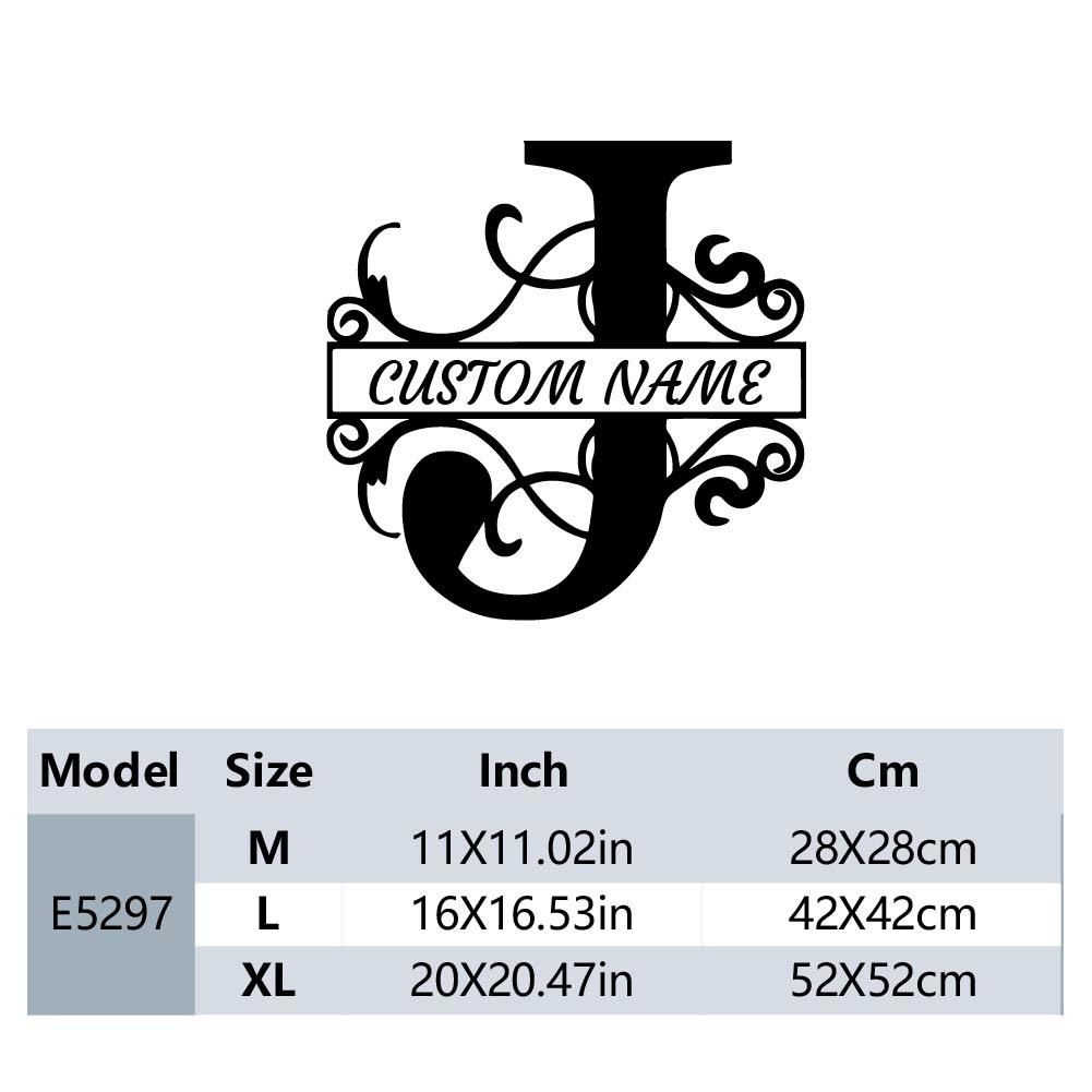 1PC Fashion Letter J Custom Na - Home Decor Sticker reseña y precio