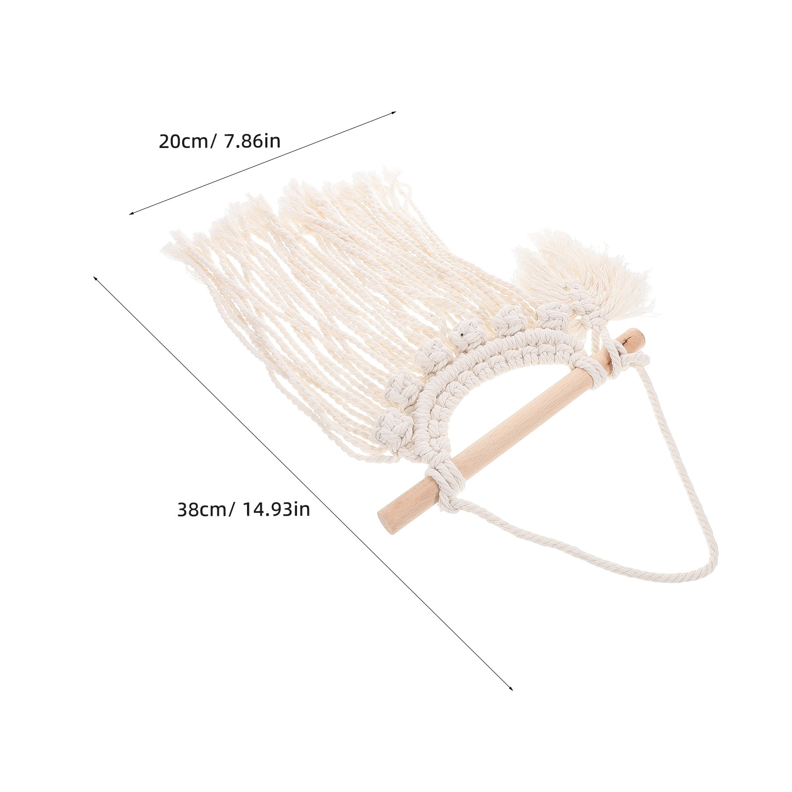 Handwoven Small Cotton Wall Ha - Macrame Wall Hanging reseña y precio