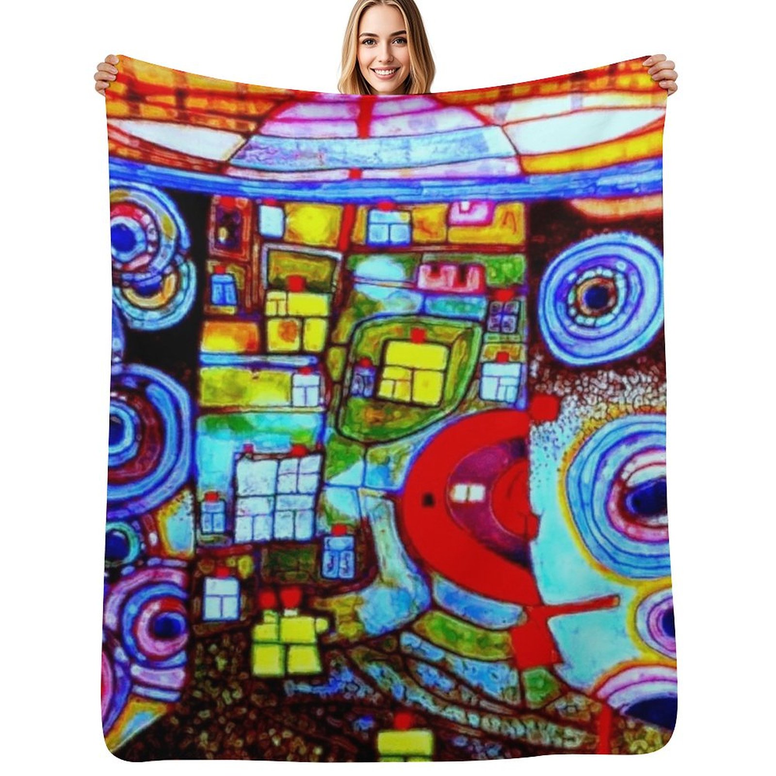 Qatar 813 neon Throw Blanket S - Home Decor Qatar reseña y precio