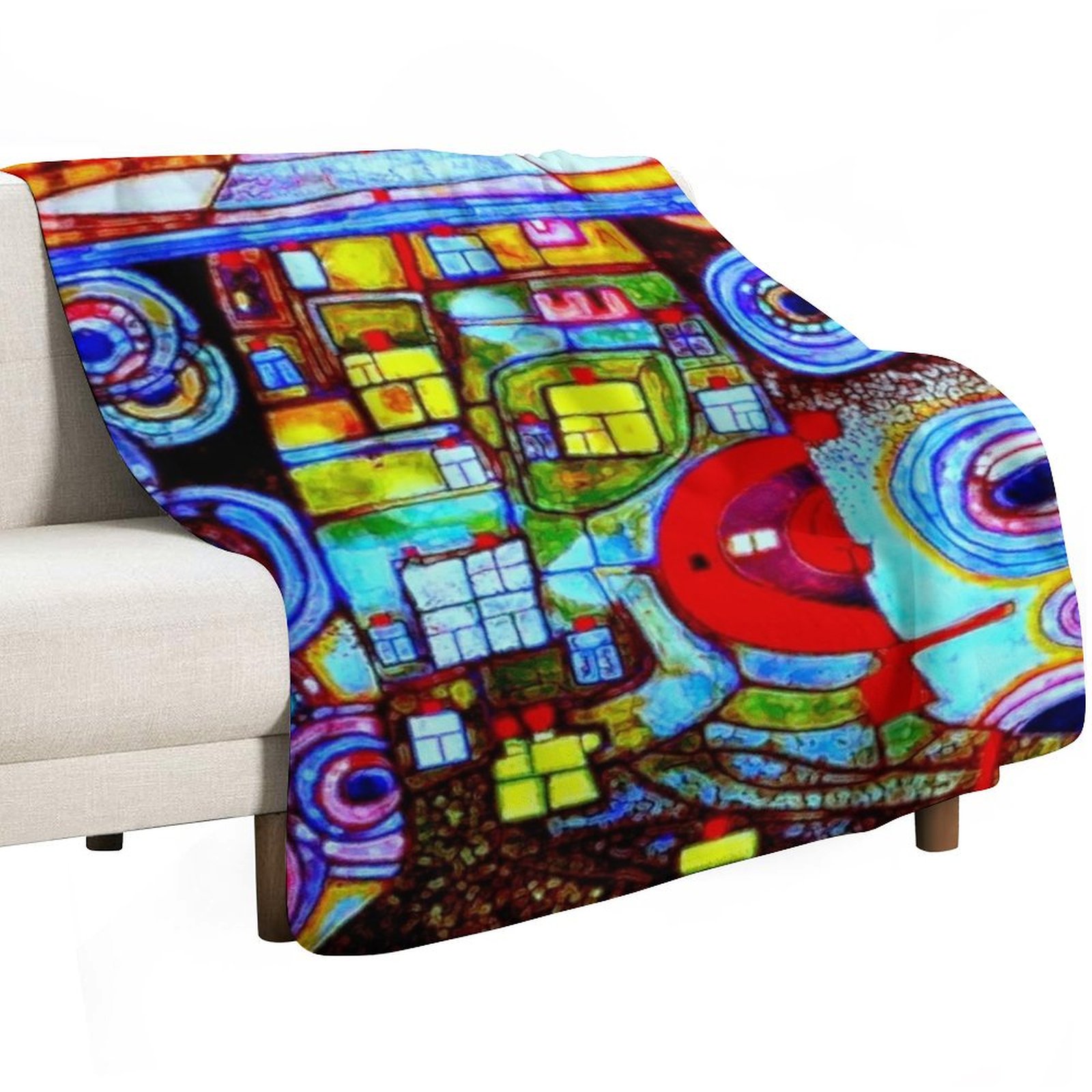 Qatar 813 neon Throw Blanket S - Home Decor Qatar reseña y precio