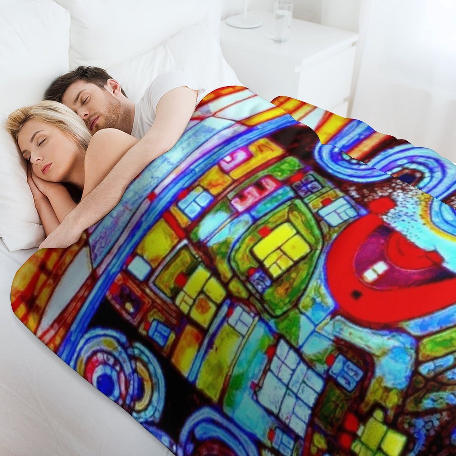 Qatar 813 neon Throw Blanket S - Home Decor Qatar reseña y precio