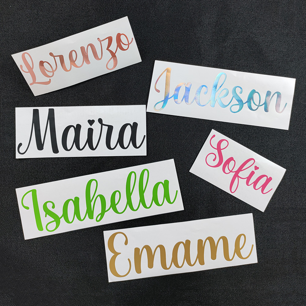1pc Diy Personalize Custom Nam - Home Decor Sticker reseña y precio