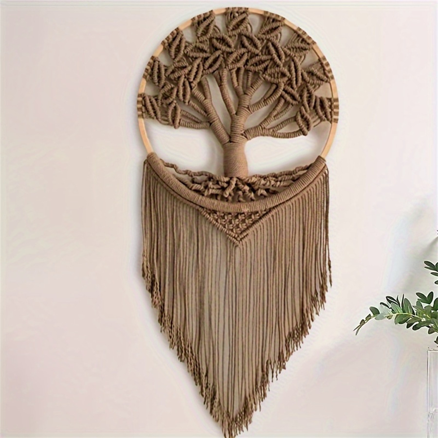 Tree of Life Macrame Wall Hang - Macrame Wall Hanging reseña y precio