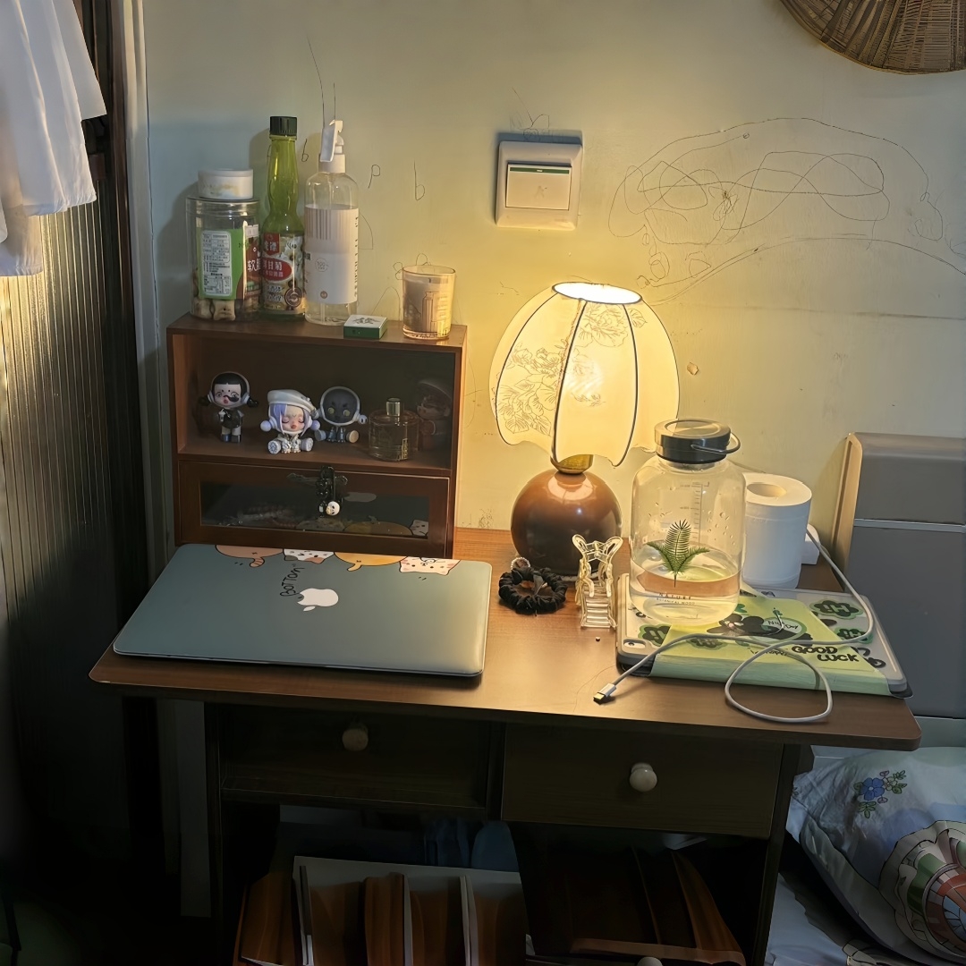 Vintage floral table lamp, med - Home Decor Room reseña y precio