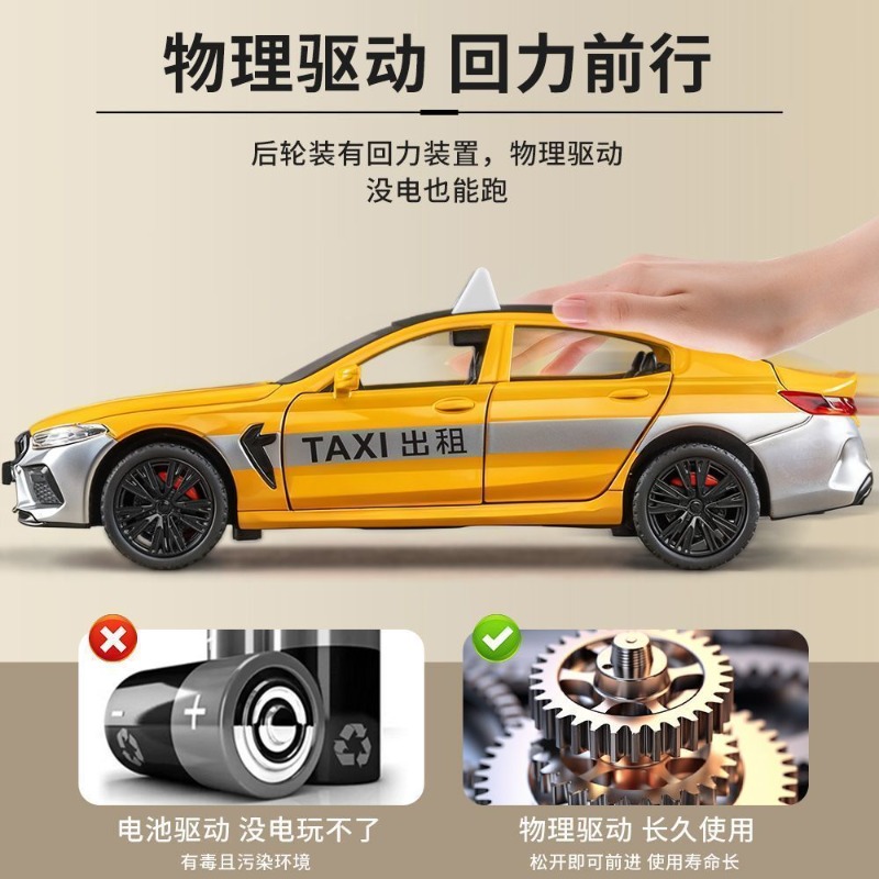 1:32 Scale Taxi Diecast Alloy  - Home Decor Happy reseña y precio