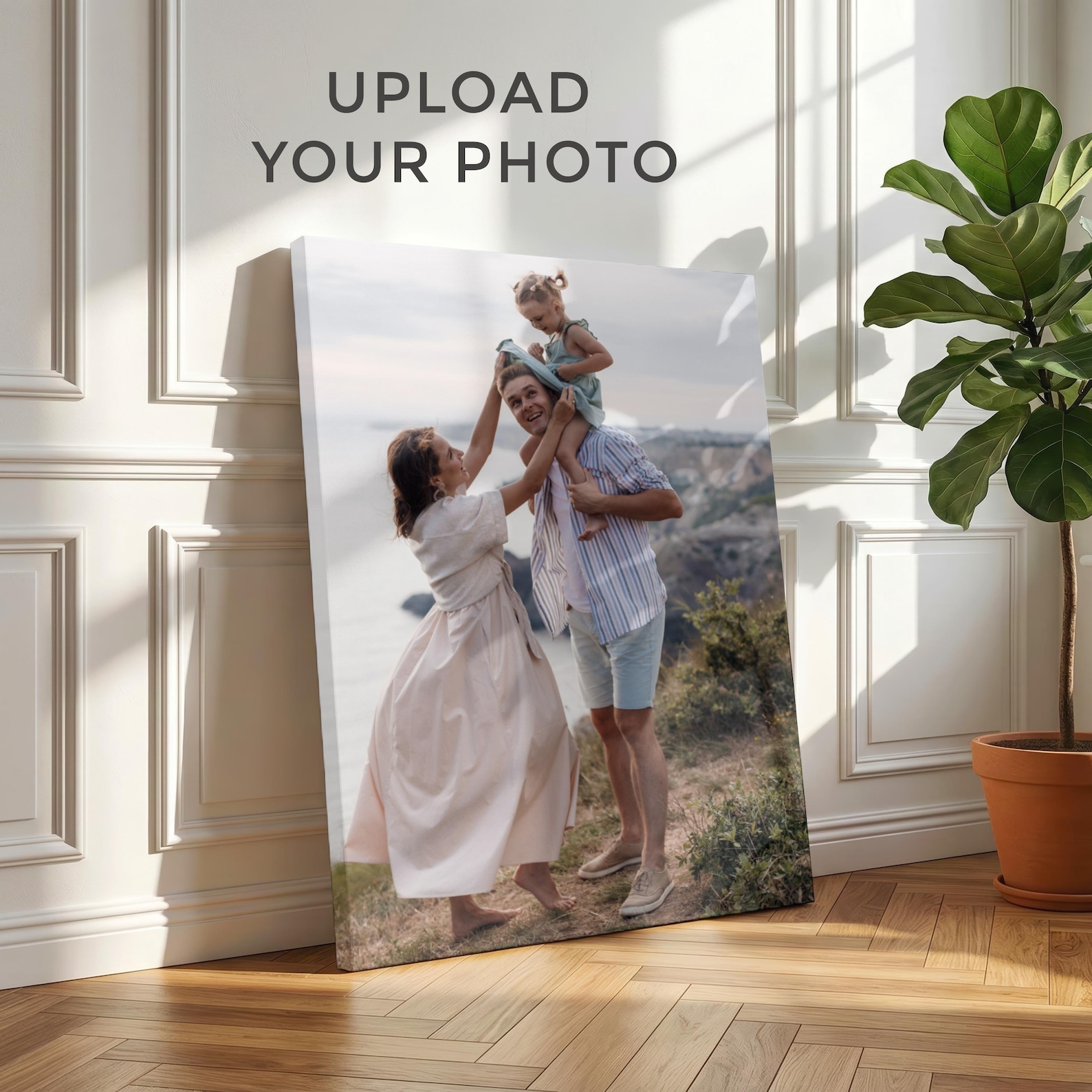 Personalized Photo Canvas, Cus - Home Decor Happy reseña y precio