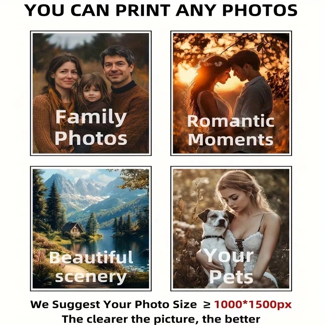 Personalized Photo Canvas, Cus - Home Decor Happy reseña y precio