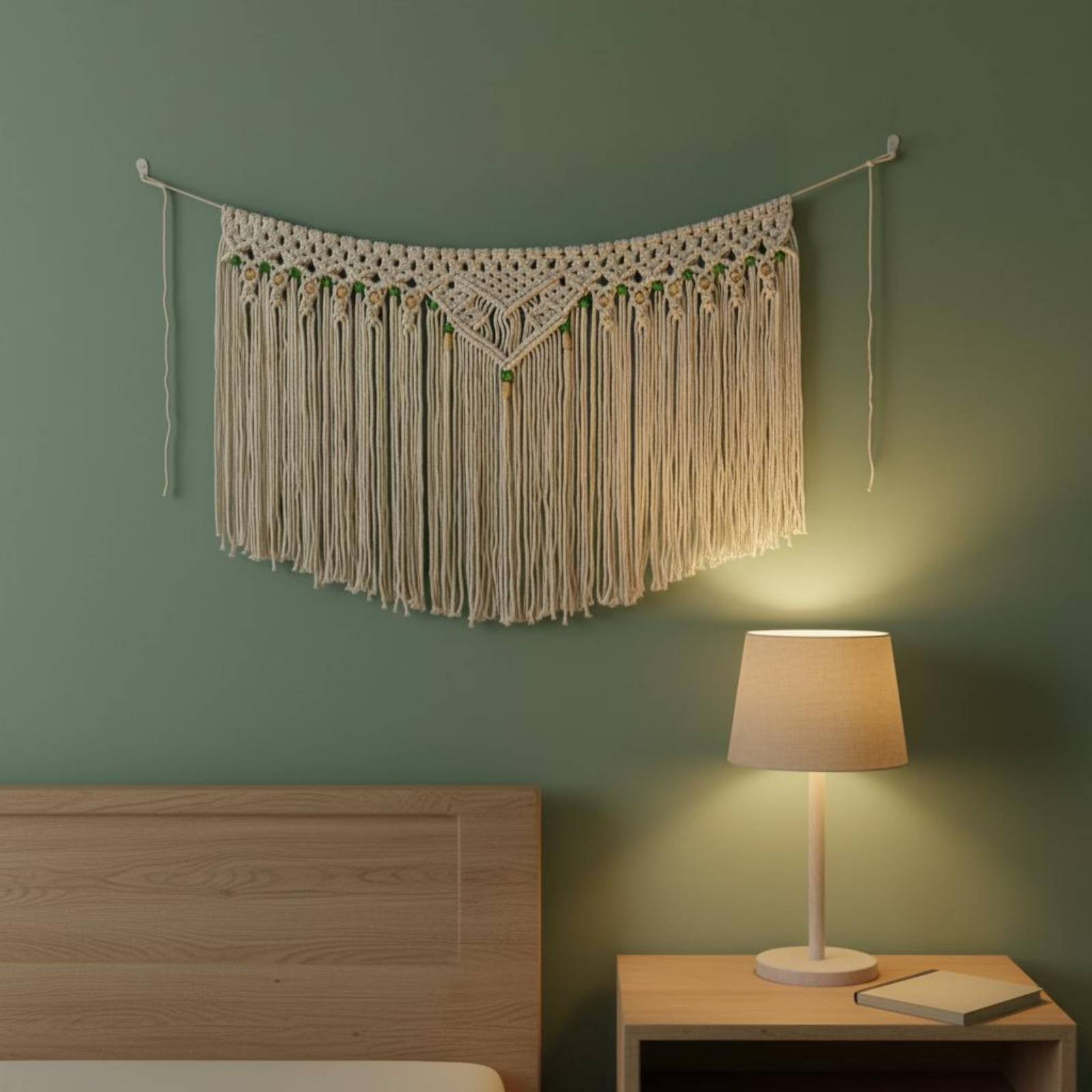 Tassel Wall Hanging Decorative - Macrame Wall Hanging reseña y precio
