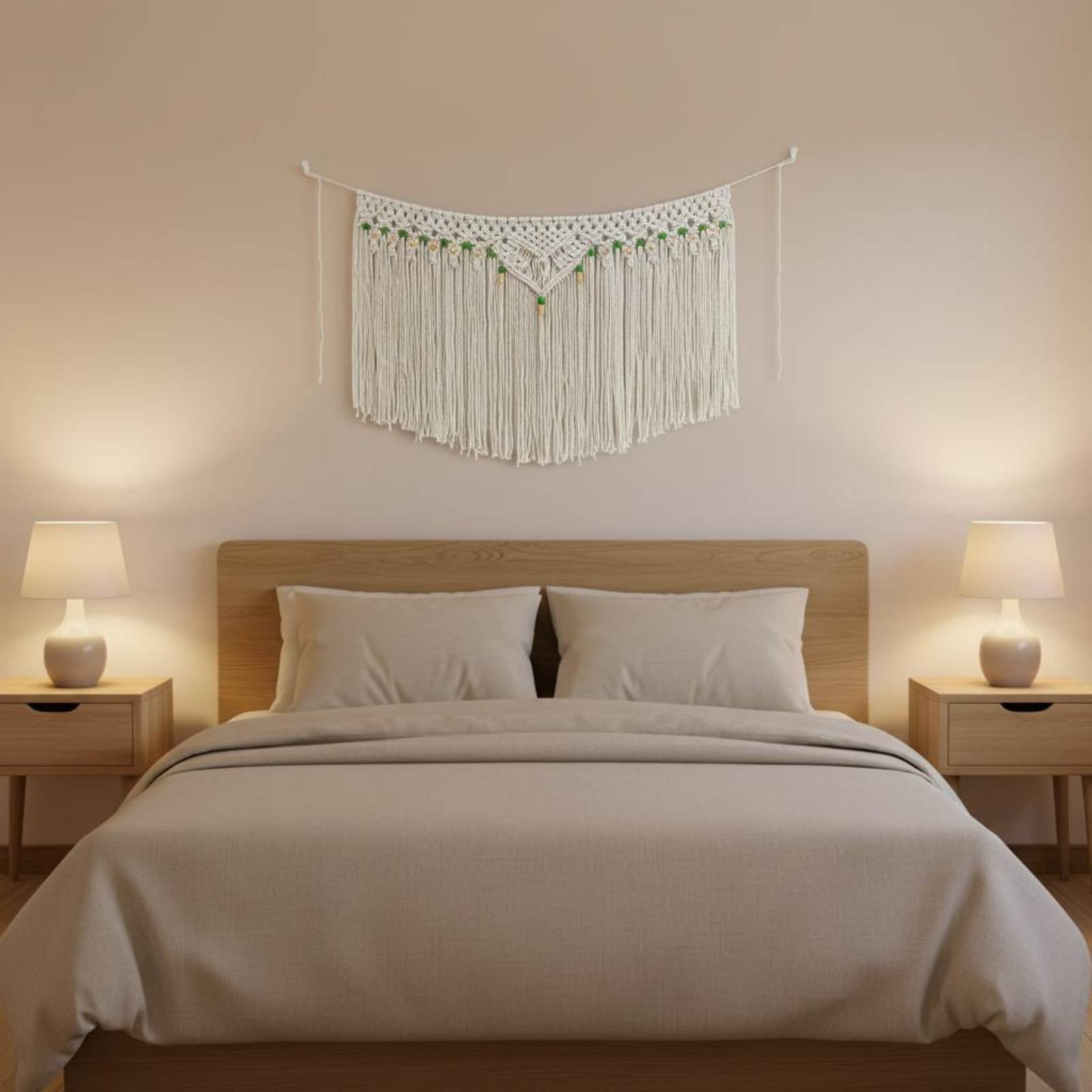Tassel Wall Hanging Decorative - Macrame Wall Hanging reseña y precio