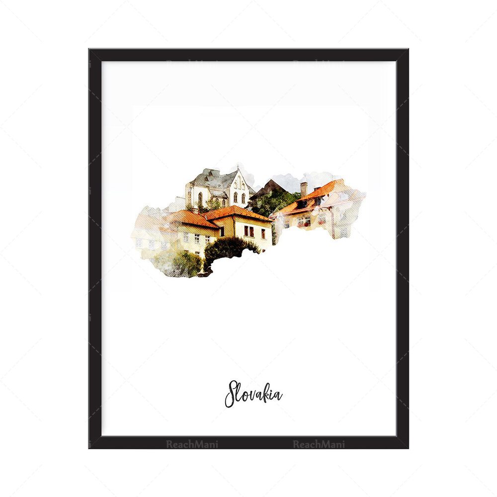 Impression de carte aquarelle  - Home Decor Qatar reseña y precio