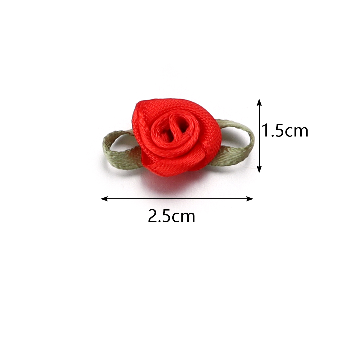 50Pcs 1.5x2.5cm 18 Colors For  - Home Decor Flowers reseña y precio