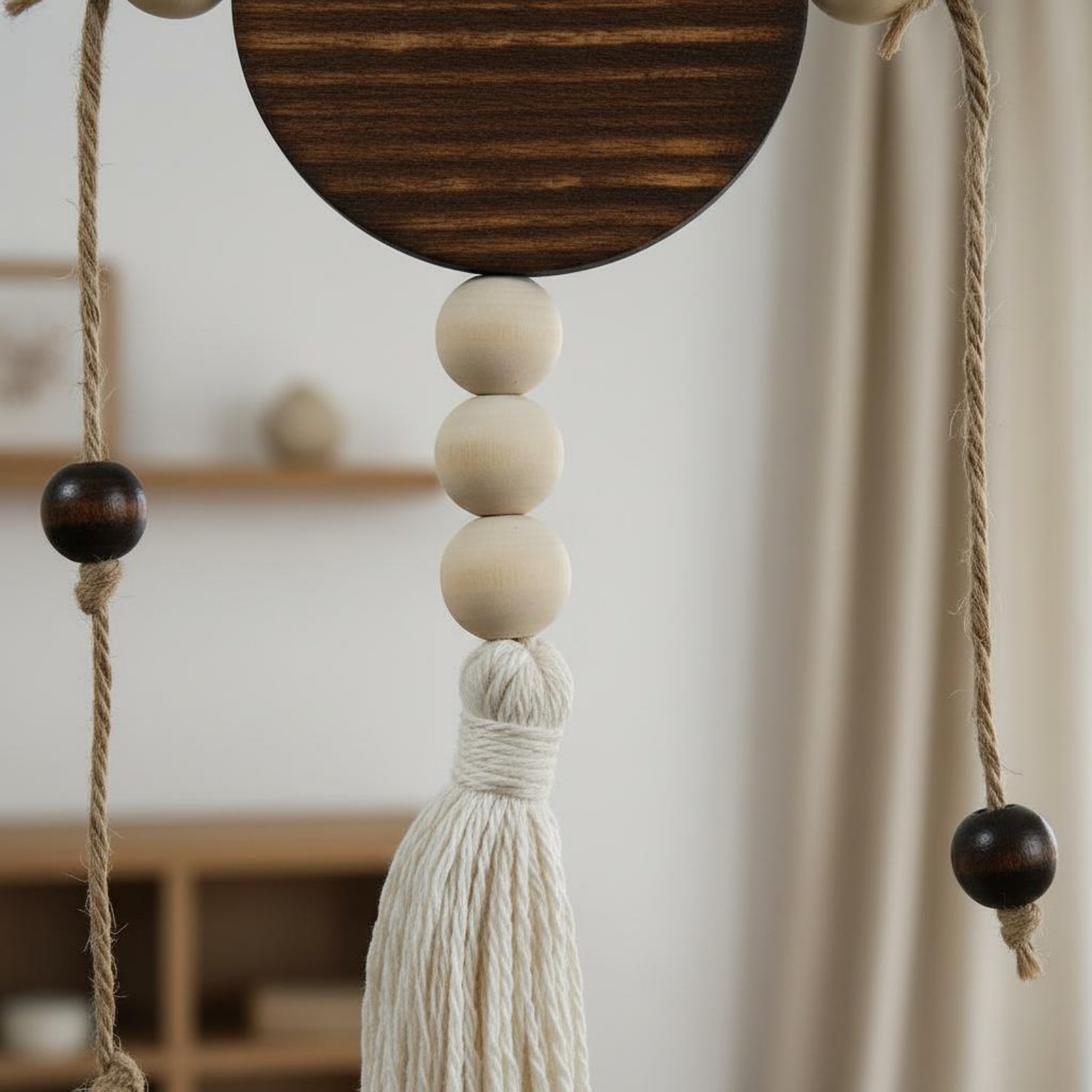 Macrame Moon Wall Hanging Hand - Macrame Wall Hanging reseña y precio