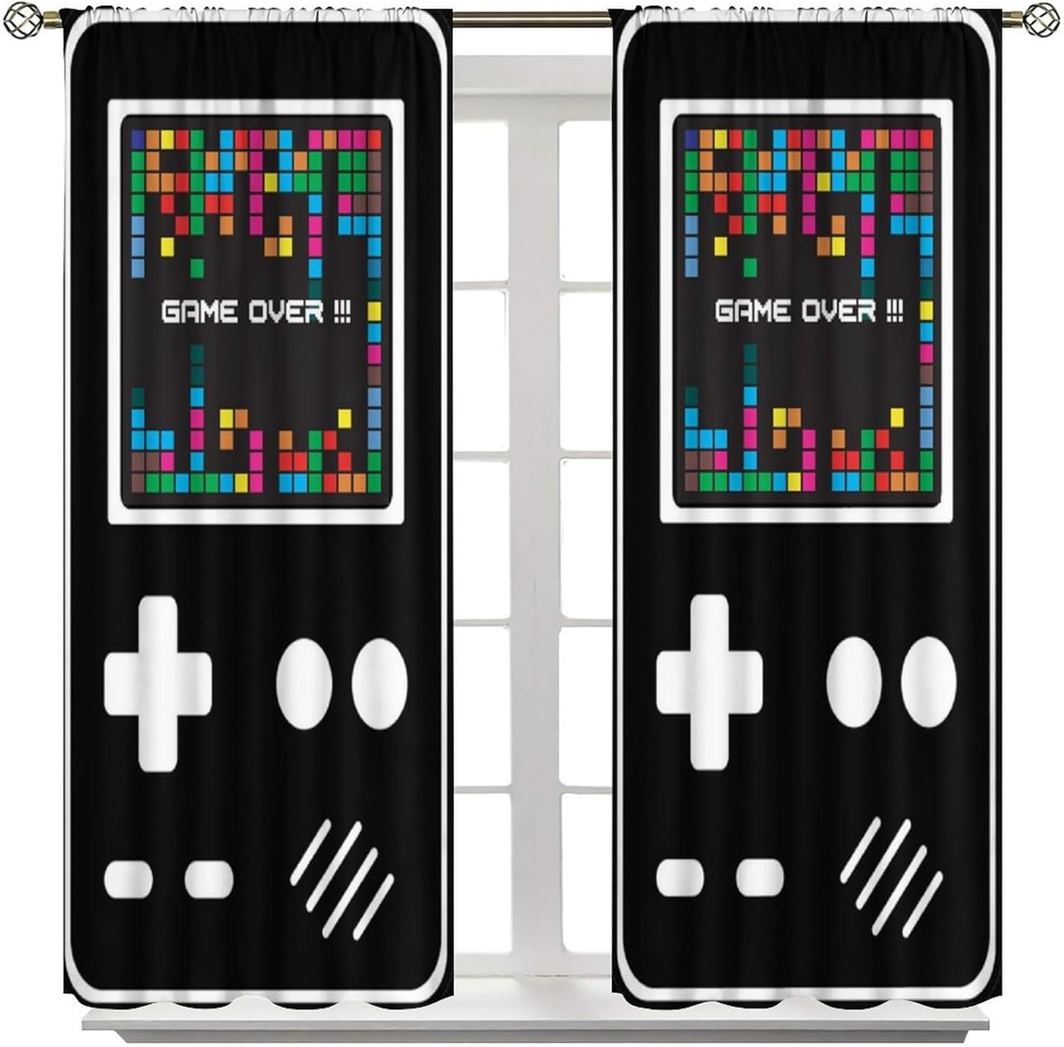 Kids Gaming Curtain for Bedroo - Home Decor Youtube Videos reseña y precio