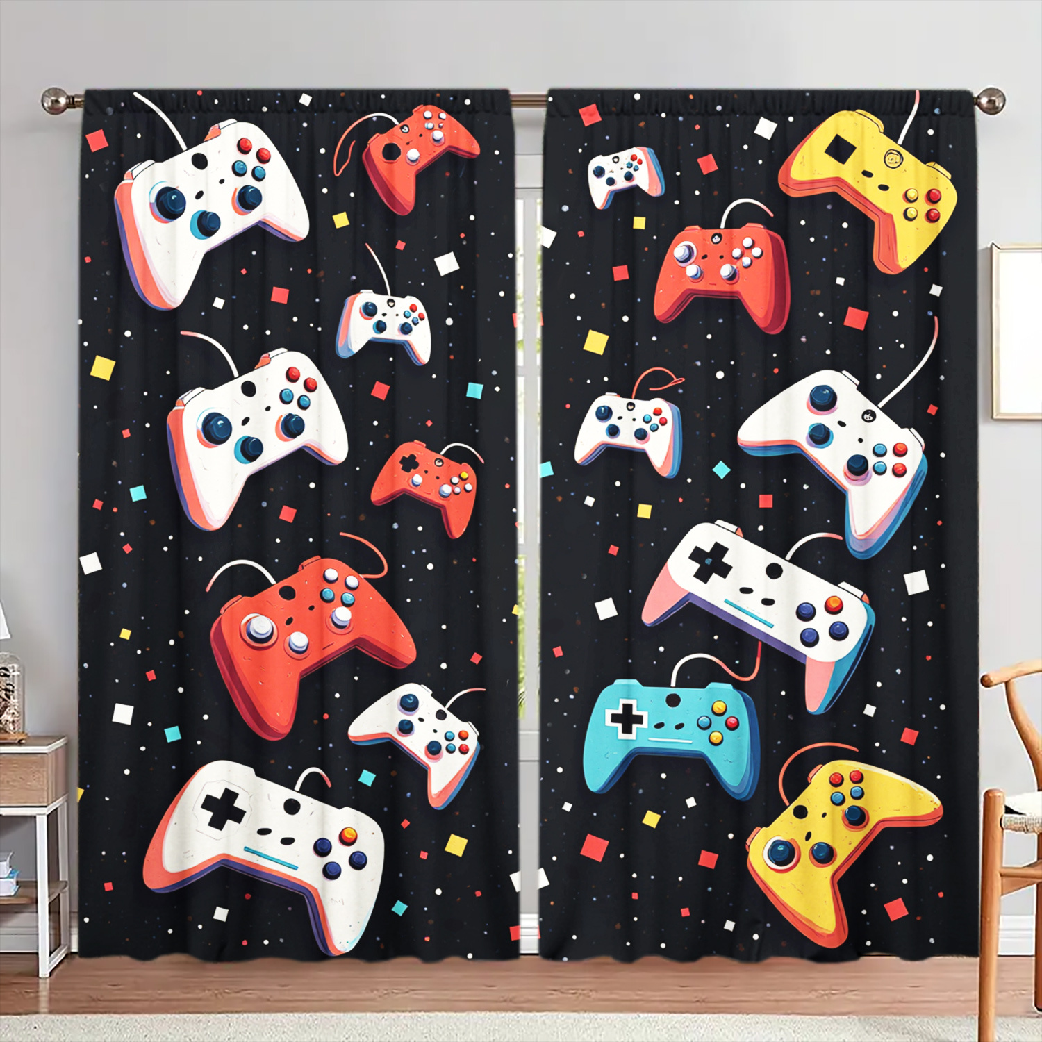 Gamer Room Decor Curtains Blac - Home Decor Youtube Videos reseña y precio