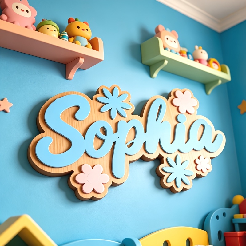 Personalized Floral Themed Nam - Home Decor Flowers reseña y precio