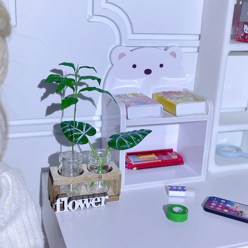 1Set 1:12 Dollhouse Miniature  - Home Decor Flowers reseña y precio