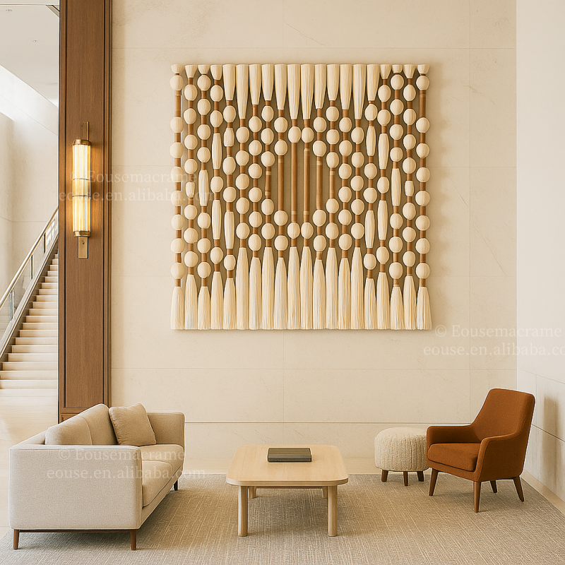 Large Macrame Wall Decor Moder - Macrame Wall Hanging reseña y precio