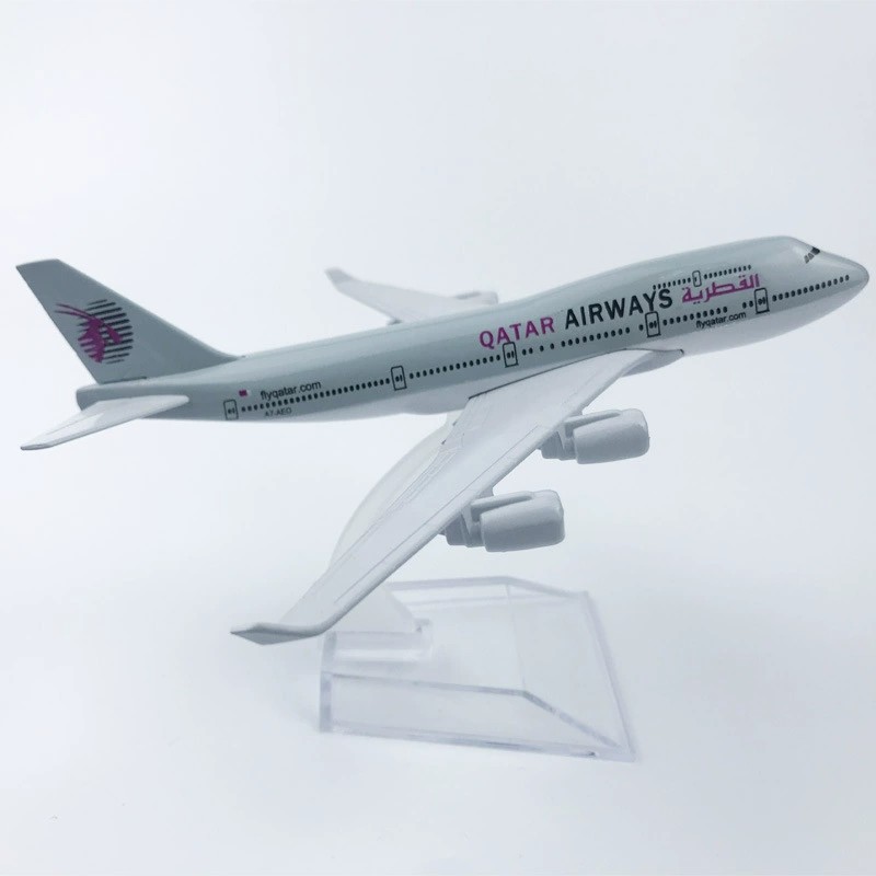 16cm Alloy Metal B747 Qatar Ai - Home Decor Qatar reseña y precio