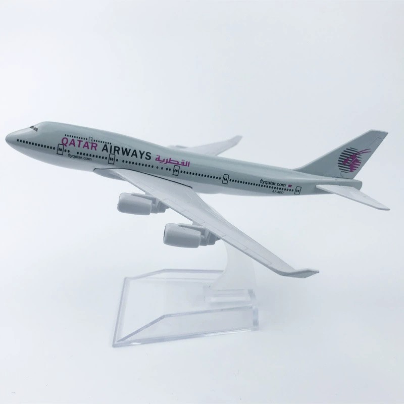 16cm Alloy Metal B747 Qatar Ai - Home Decor Qatar reseña y precio